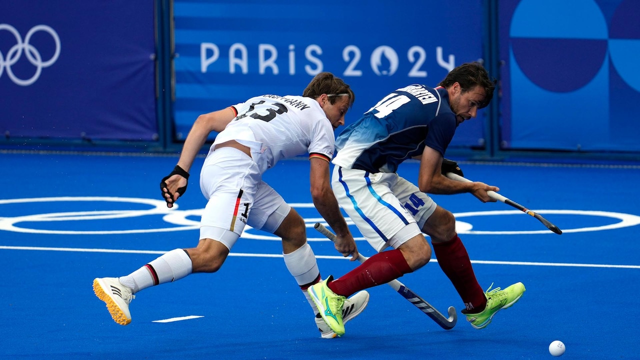 Sportschau Olympia 2024 Hockey Deutschland gegen Frankreich (M) die