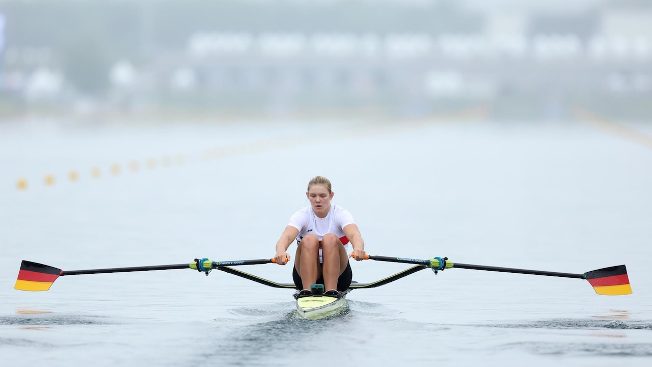 Sportschau Olympia 2024 Rudern Alexandra Föster gewinnt Vorlauf im